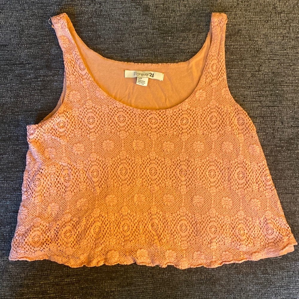 Forever 21 crop tank top size small